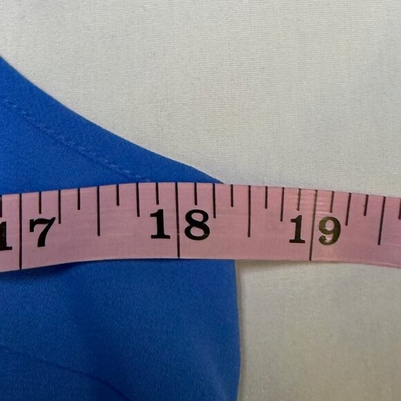 Lilly Pulitzer Dusk Lileeze Tank Top Bright Blue Medium EUC - Picture 10 of 11